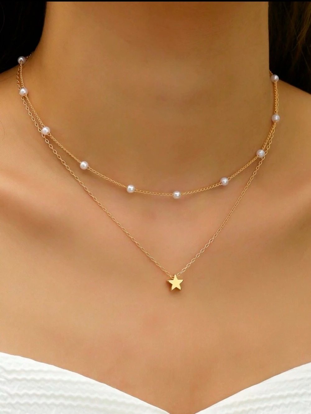 Layered necklace